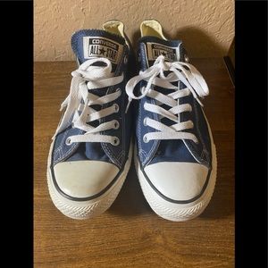 Converse All star Blue and White Ladies 9 Sneakers